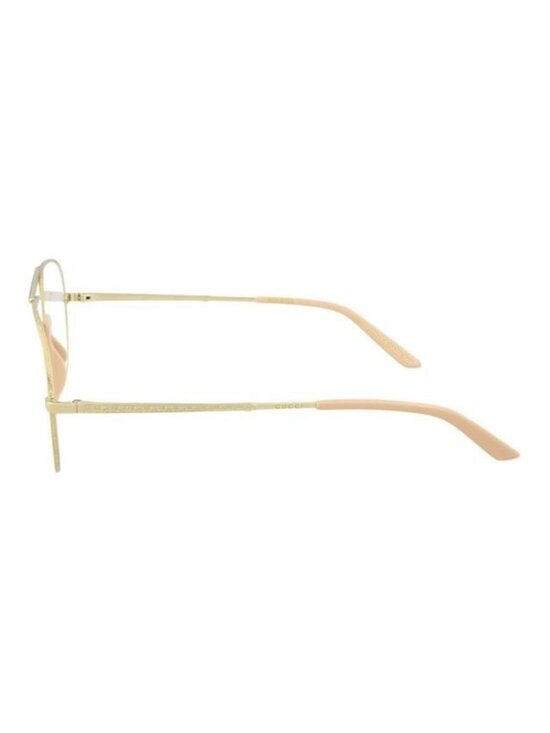 New GUCCI UNISEX AVIATOR GOLD GOLD TRANSPARENT SUNGLASSES GG0432S-30006312-001 main image 10